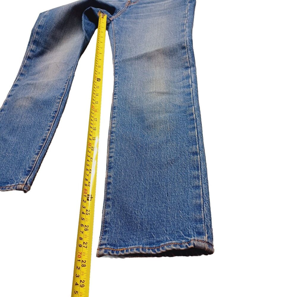 Levi's Premium Big E Wedgie Straight Buttonfly Jeans Women's Size 25 - Picture 10 of 13